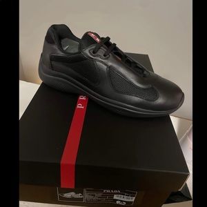 Prada all black sneaker. 6 in Men’s. Brand new.
